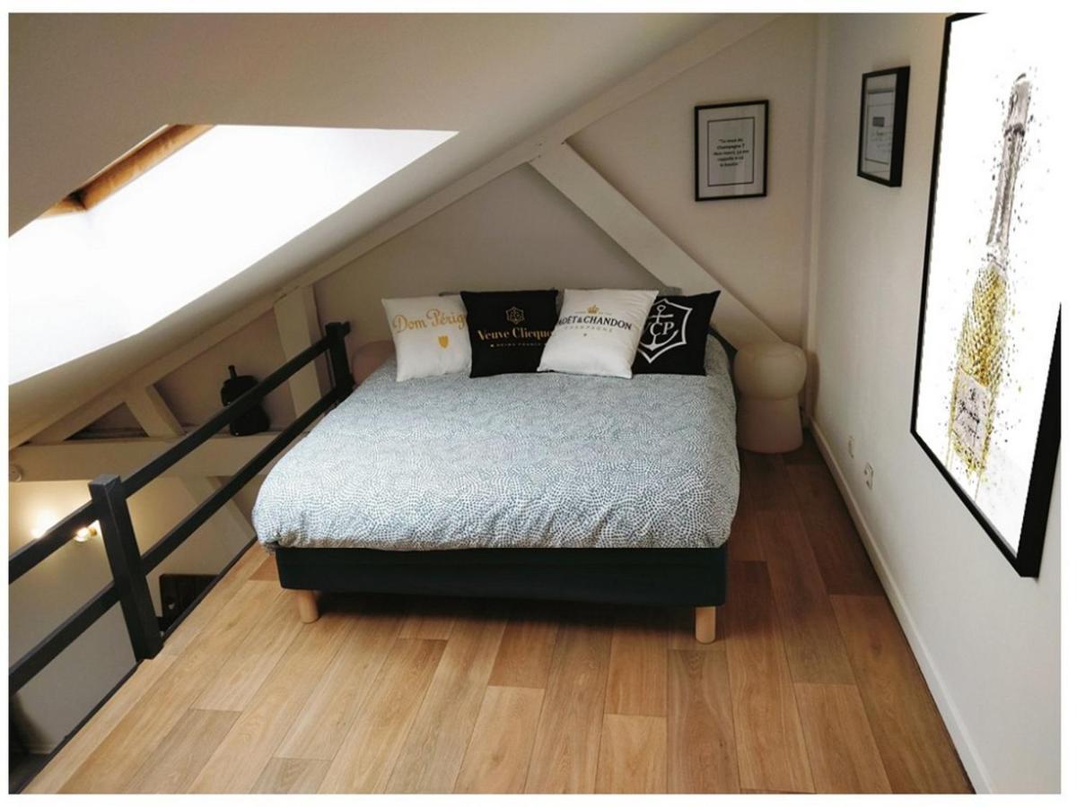 Studio Champagne Lägenhet Reims Exteriör bild