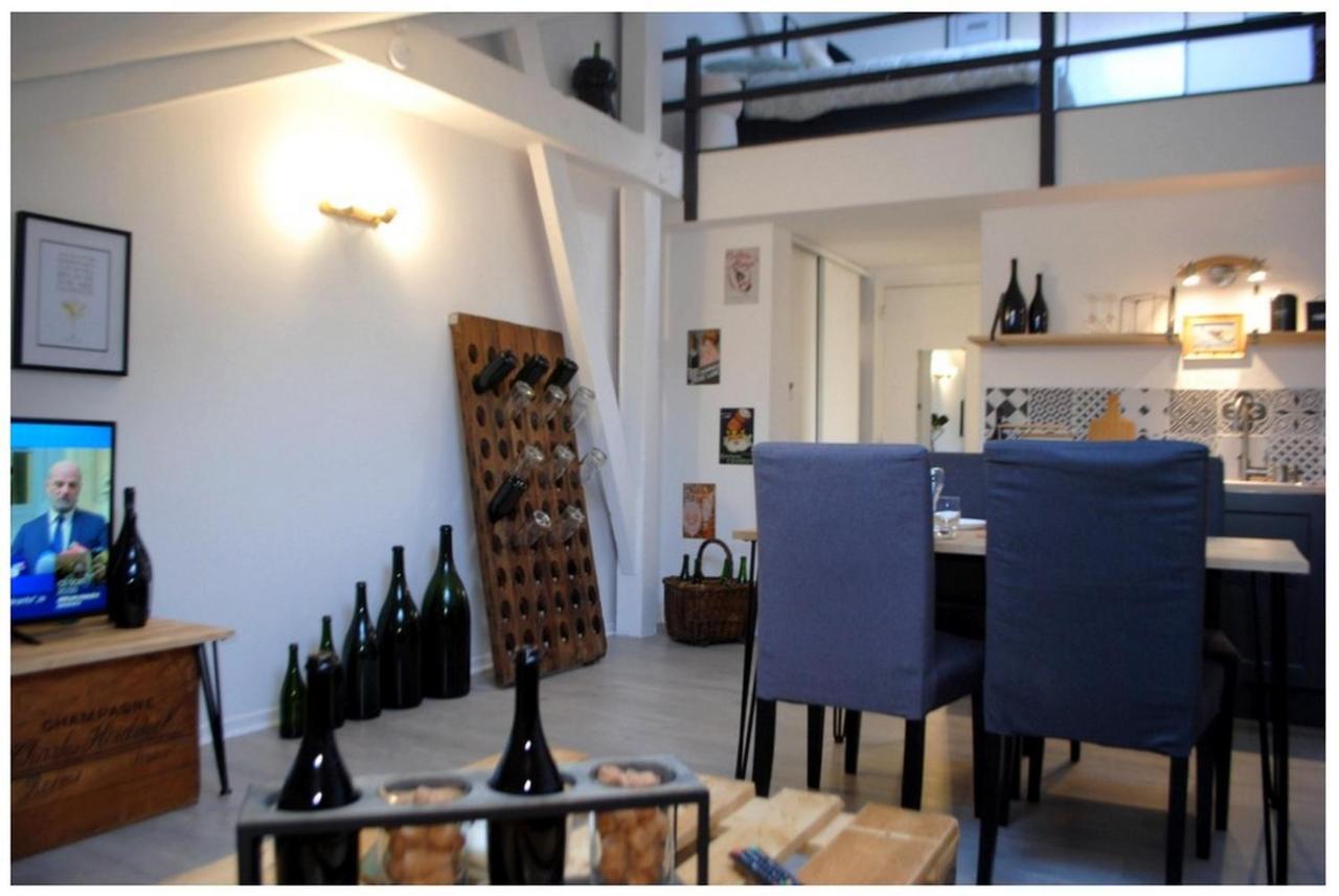 Studio Champagne Lägenhet Reims Exteriör bild