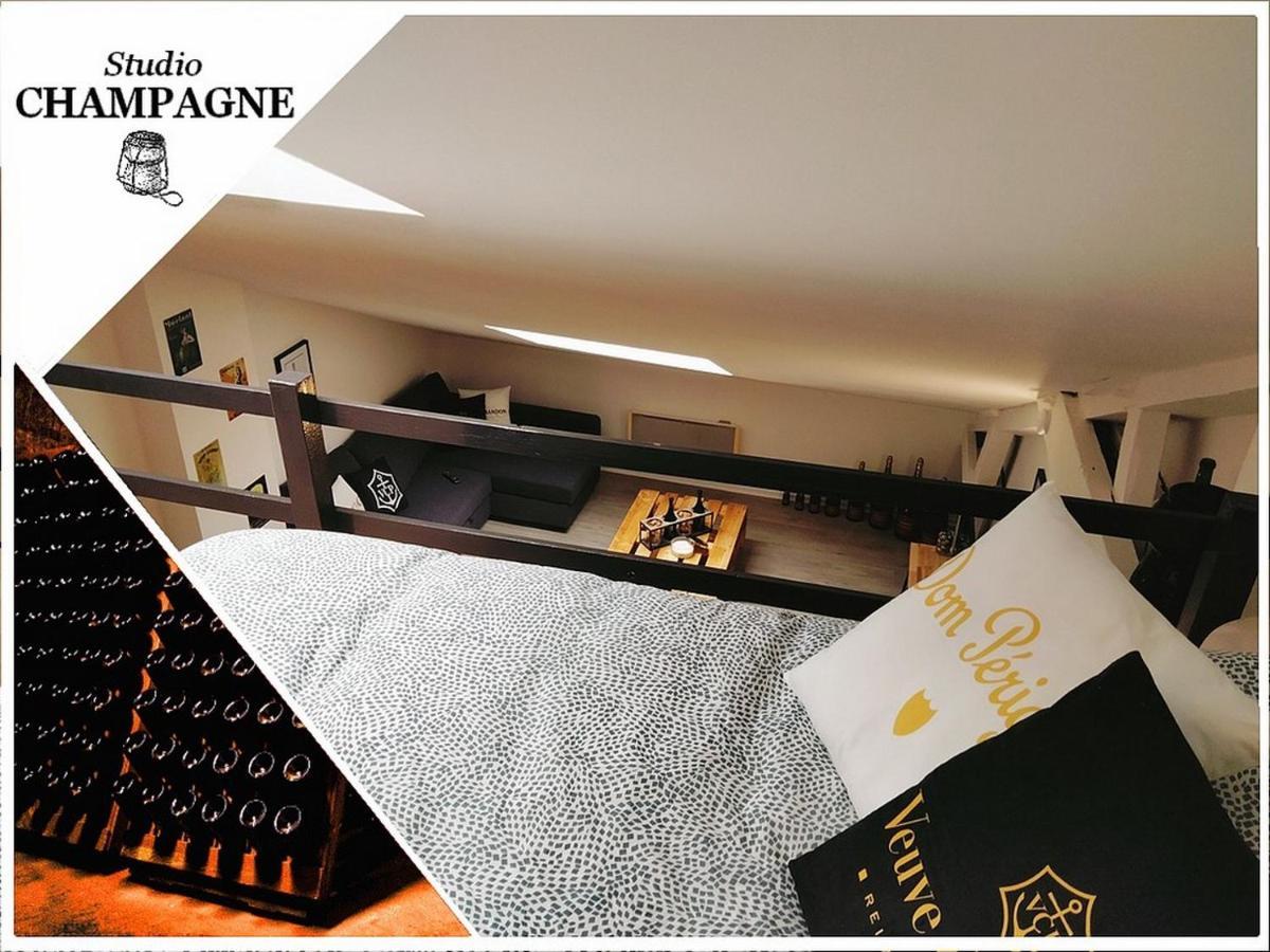 Studio Champagne Lägenhet Reims Exteriör bild