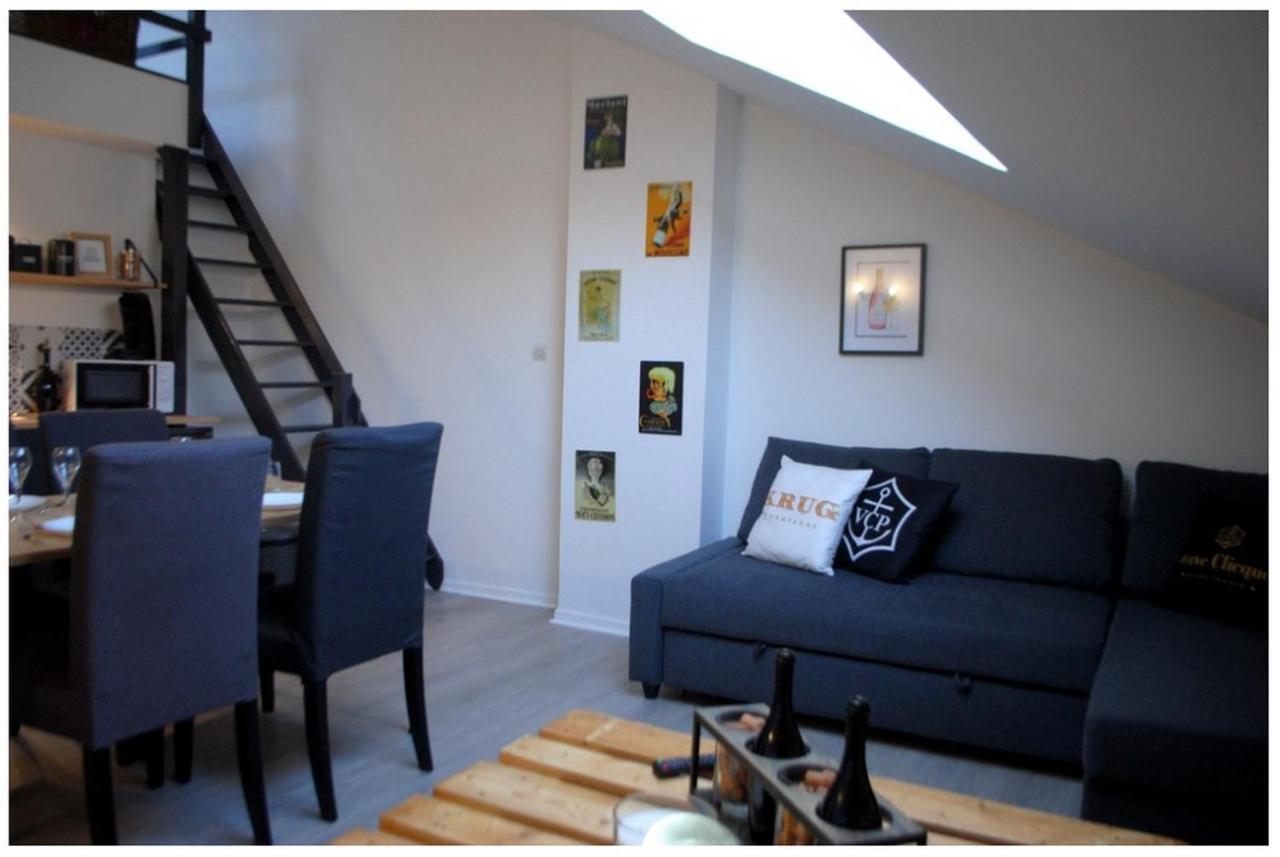 Studio Champagne Lägenhet Reims Exteriör bild